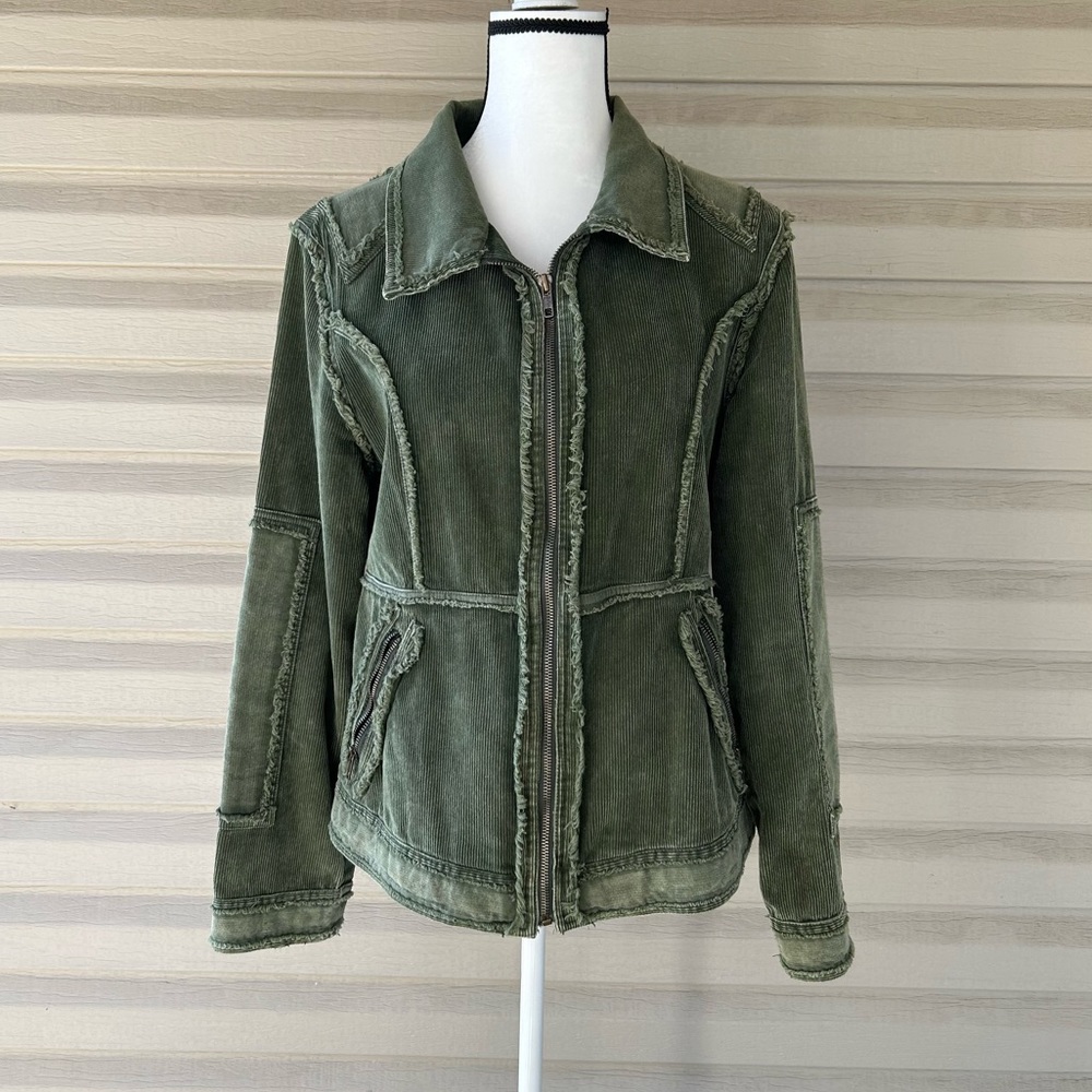 BKE green corduroy jacket